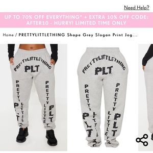 Pretty little thing shape joggers